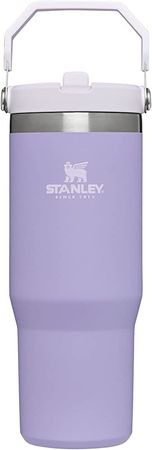Amazon.com: Stanley IceFlow Stainless Steel Tumbler with Straw - Vacuum Insulated Water Bottle for Home, Office or Car - Reusable Cup Leakproof Flip - Cold for 12 Hours or Iced for 2 Days (Lavender) : Stanley: Home & Kitchen