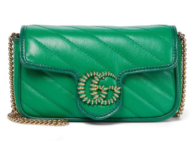 green Gucci bag