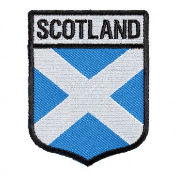 Scotland Flag Shield Patch | European Country Flag Patches