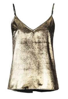 FRAME metallic camisole top $215 - FARFETCH