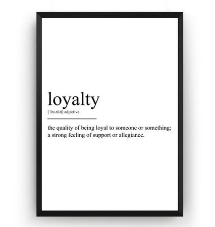 loyalty definition - Ricerca Google