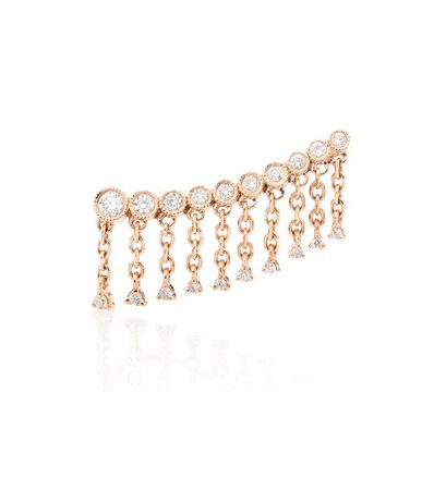 Stone Paris - Talitha 18kt rose-gold ear cuff with diamonds | mytheresa.com
