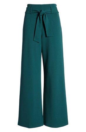 Leith High Waist Belted Pants | Nordstrom