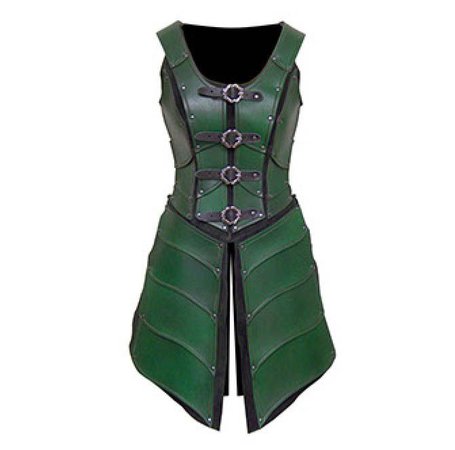 Green Leather Body Armor