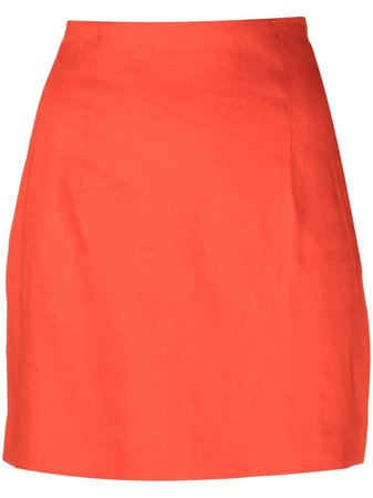 GAUGE81 Linen Mini Skirt - Farfetch