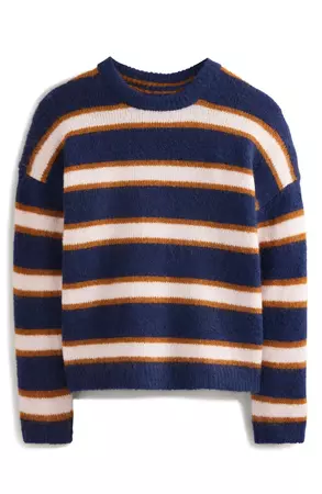 Boden Fluffy Stripe Sweater | Nordstrom