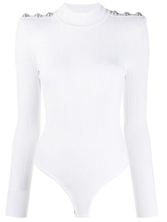 Balmain rib-knit Bodysuit - Farfetch