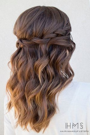 Pretty Waterfall French Braid Hairstyles