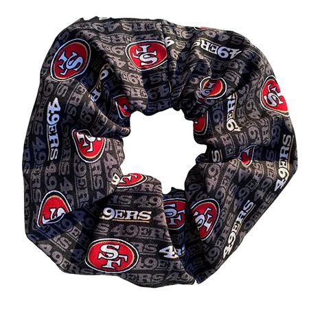 Amazon.com: San Francisco scrunchie San Francisco hair tie NFL Scrunchies : Handmade Products