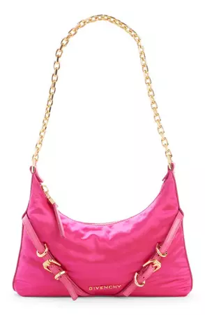 Givenchy Women's Voyou Party Bag In Nylon Satin In Pink | ModeSens