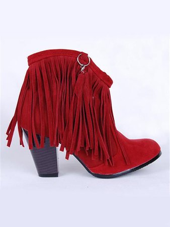 red frill cowboy heel boots - Google Search