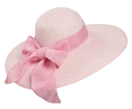 light pink summer hat