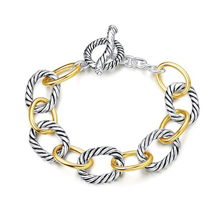 Amazon.com: UNY Bracelet Designer Brand Inspired Antique Women Jewelry Cable Wire Vintage Valentine: Jewelry