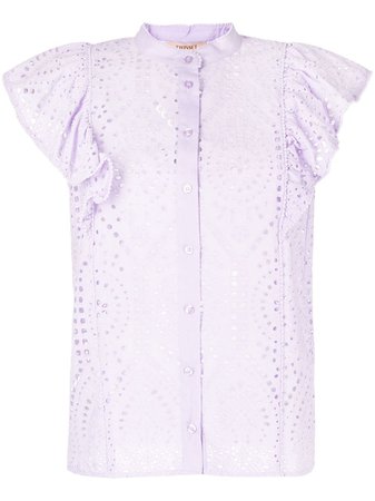TWINSET Broderie Anglaise Blouse - Farfetch