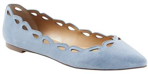 Laser-Cut Pointed-Toe Flat