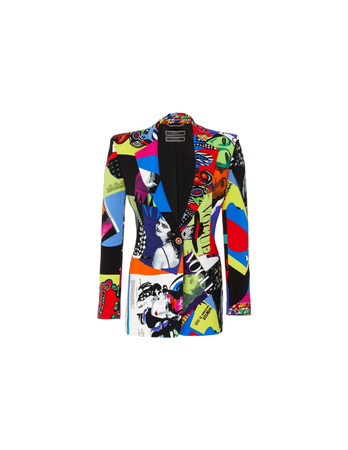 Versace graphic jacket