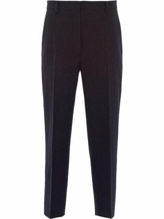 Prada pinstripe-pattern tapered trousers - FARFETCH