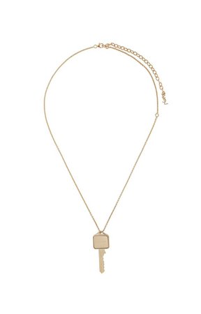 Permanent Collection SAINT LAURENT key pendant necklace $345