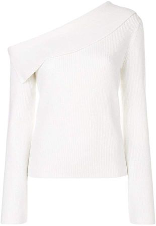 asymmetric knitted top