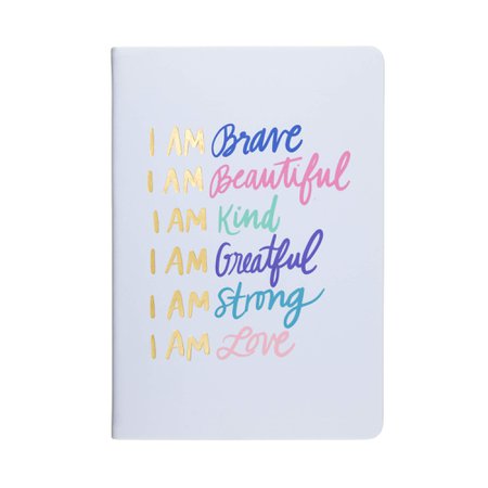 Amazon.com : Thimblepress Journal, 256 Lined Pages Notebook, Gilded Edge Paper, Flexible Designer Cover with Inspiring Quote, 6x8" : Office Products