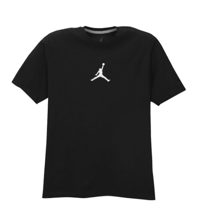 Black With Small Jumpman Short Sleeve Jordan T-Shirt | Addictive Trends
