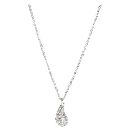 Tiffany & Co. Elsa Peretti Diamond Teardrop necklace Pendant
