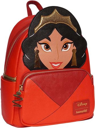 Amazon.com | Aladdin Princess Jasmine Red Outfit Cosplay Mini-Backpack - Entertainment Earth Exclusive | Casual Daypacks