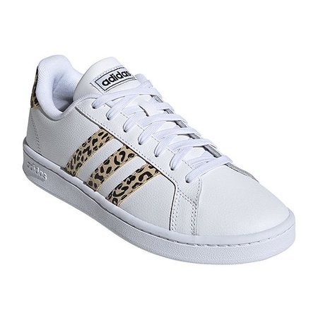 adidas Leopard Grand Court Womens Sneakers - JCPenney
