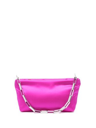 The Attico satin clutch bag pink 211WAH24V007 - Farfetch