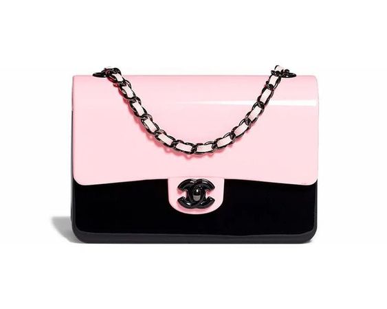 Channel mini bag - Black & Pink