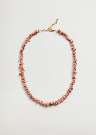 Stones pendant necklace - Woman | Mango Slovakia