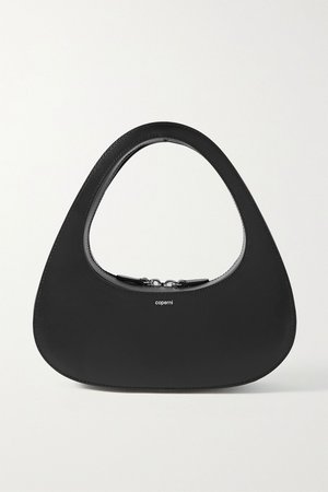 Black Swipe leather tote | Coperni | NET-A-PORTER