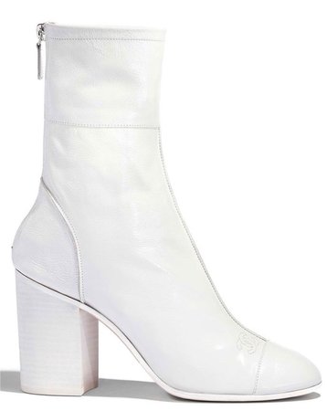 White CHANEL Boots