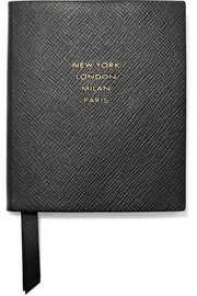 Smythson | Panama  textured-leather notebook | NET-A-PORTER.COM