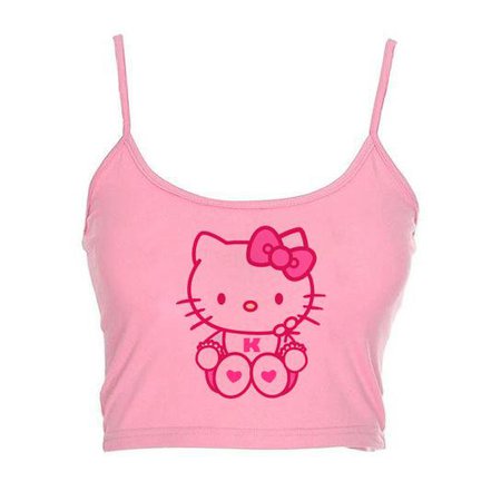 K for Kitty Crop Top✨ – Happy Monday Store | Kawaii Handmade Clothes