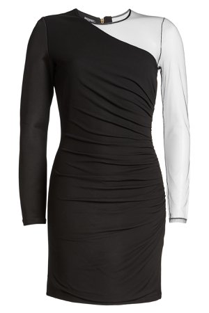 Mini Dress with Sheer Sleeve Gr. FR 34