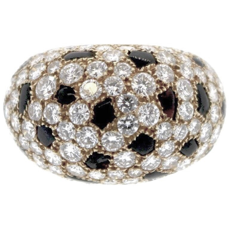 Cartier ring onyx