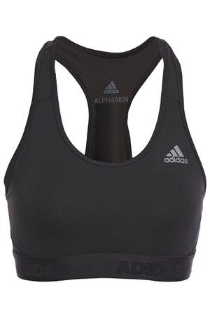 Black Logo-print stretch sports bra | Sale up to 70% off | THE OUTNET | ADIDAS | THE OUTNET
