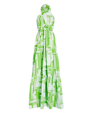 SWF Cross-Front Printed Maxi Dress | INTERMIX®