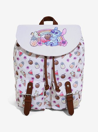 Loungefly Disney Lilo & Stitch Tropical Treats Drawstring Backpack