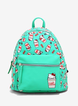 Nissin Cup Noodles X Hello Kitty Mini Allover Print Backpack