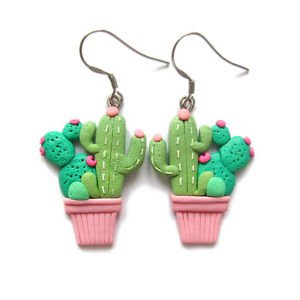 cactus earrings