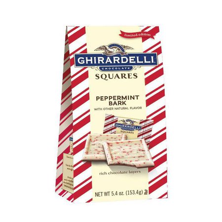 Ghirardelli Holiday Limited Edition Peppermint Bark Bag - 5.4oz : Target