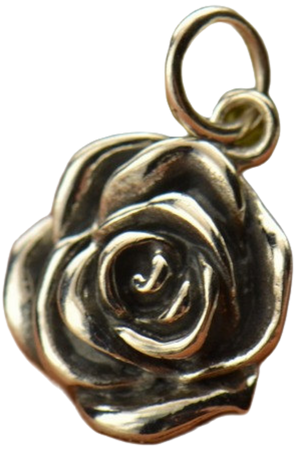 rose phone charm