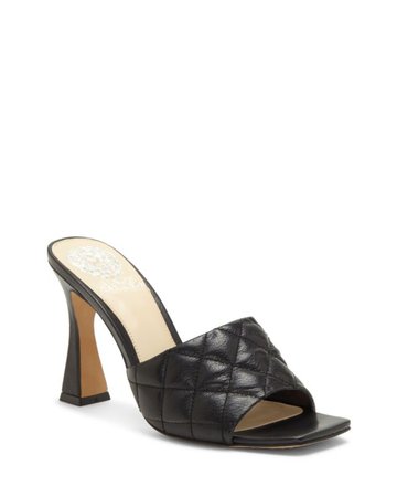 Vince Camuto Reselm Quilted-strap Mule | Designer Shoes, Handbags, Clothing & Perfume - Vince Camuto