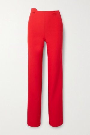 Fanny Cady Straight-leg Pants - Red