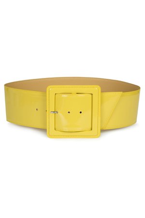 yellow oversized belt