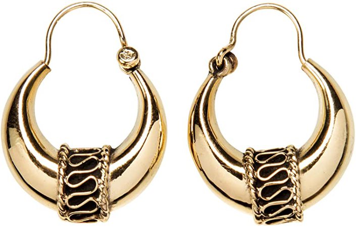 gypsy earrings gold - Google Search