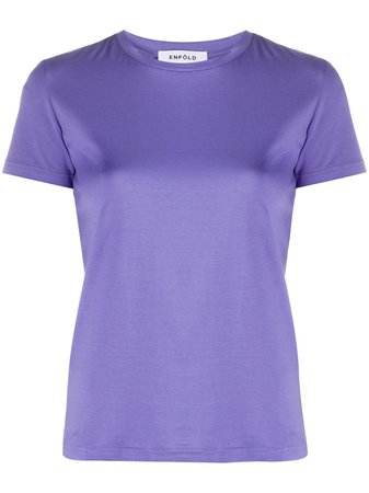 Enföld Laurel Compact T-Shirt 300DS2800810 Purple | Farfetch
