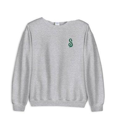 LaurelRootsBoutique Slytherin Embroidered Sweatshirt